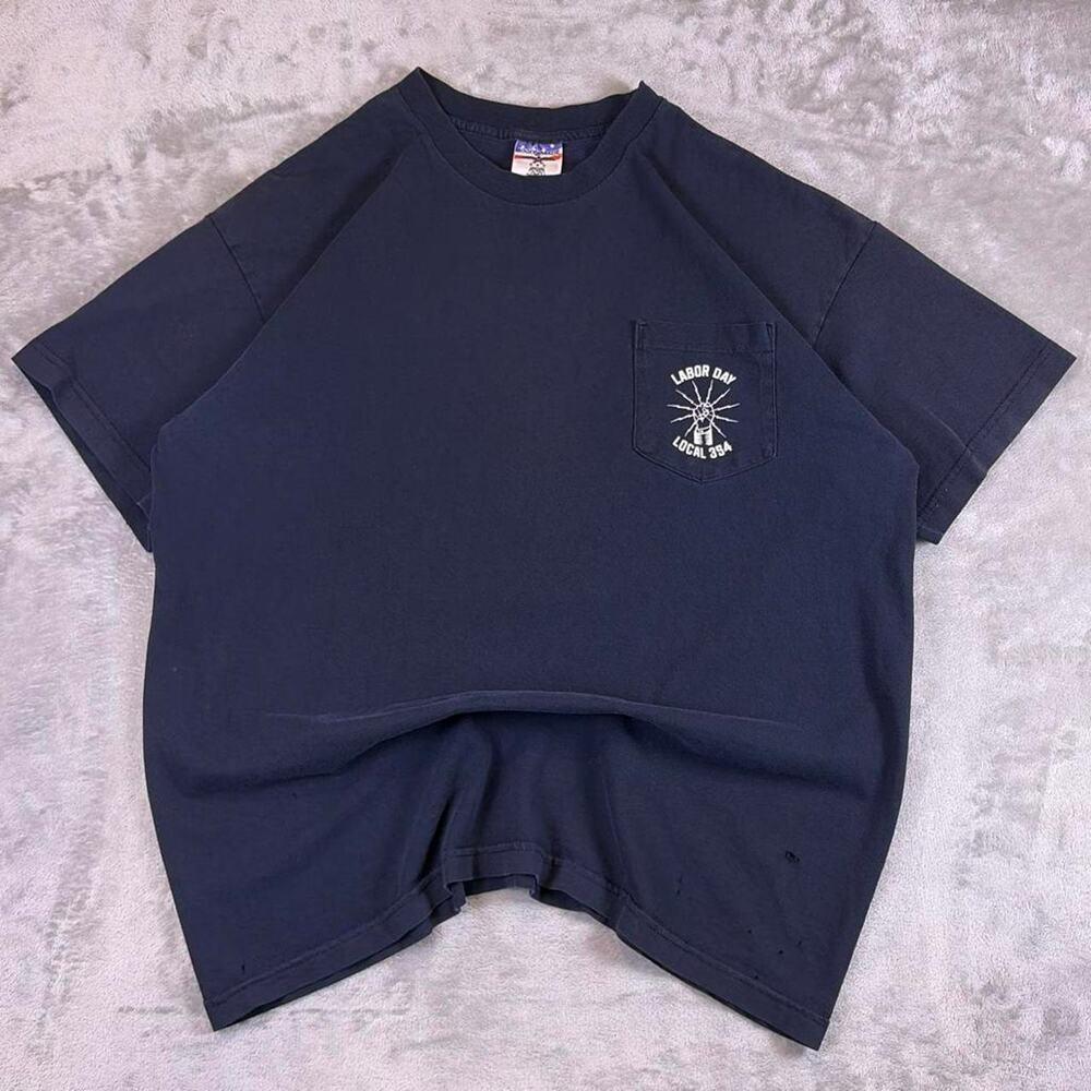 Vintage 90s Labor Day Local 354 T-Shirt Made in USA Size XL